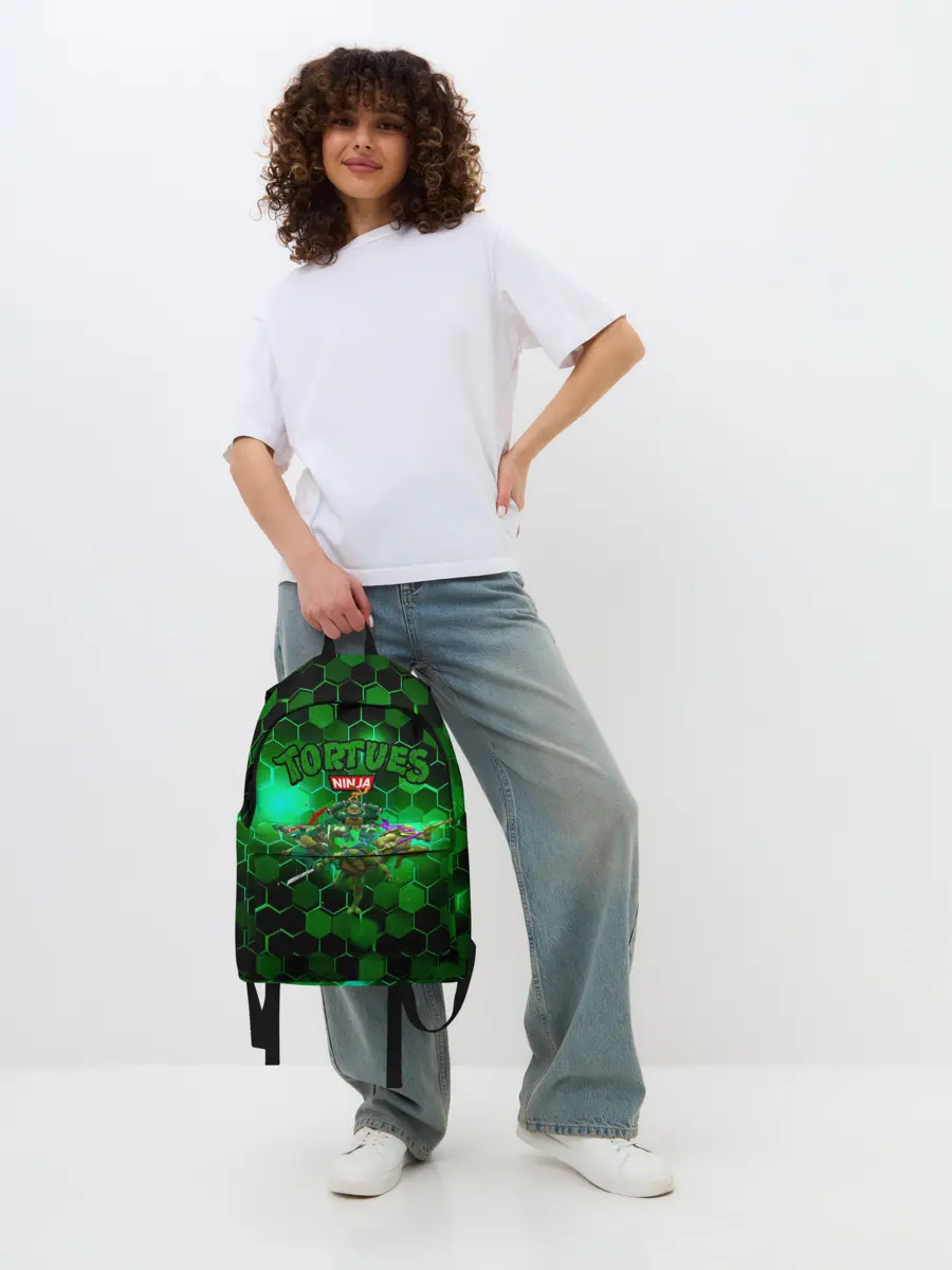 Рюкзак джинсовый / ЧЕРЕПАШКИ - НИНДЗЯ