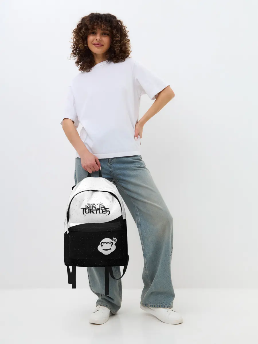 Рюкзак джинсовый / Черепашки Ниндзя