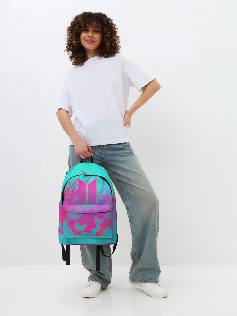 Рюкзак джинсовый / BTS