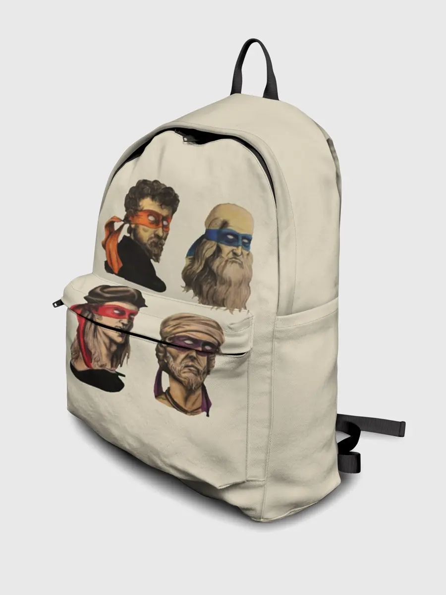 Рюкзак джинсовый / Настоящие Черепашки