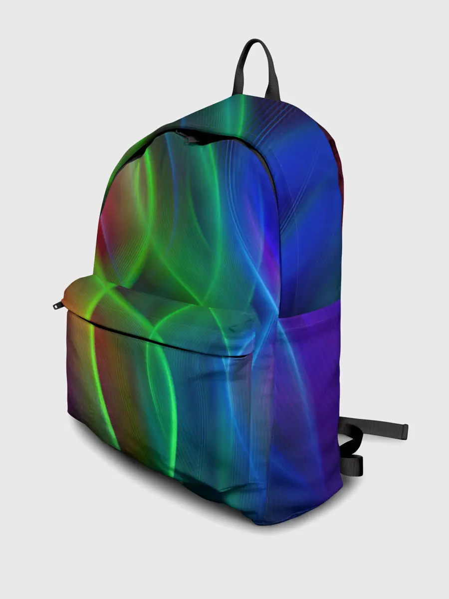 Рюкзак джинсовый / НЕОНОВАЯ АБСТРАКЦИЯ