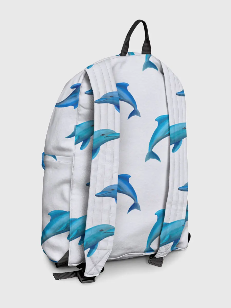 Рюкзак джинсовый / Рай для дельфина