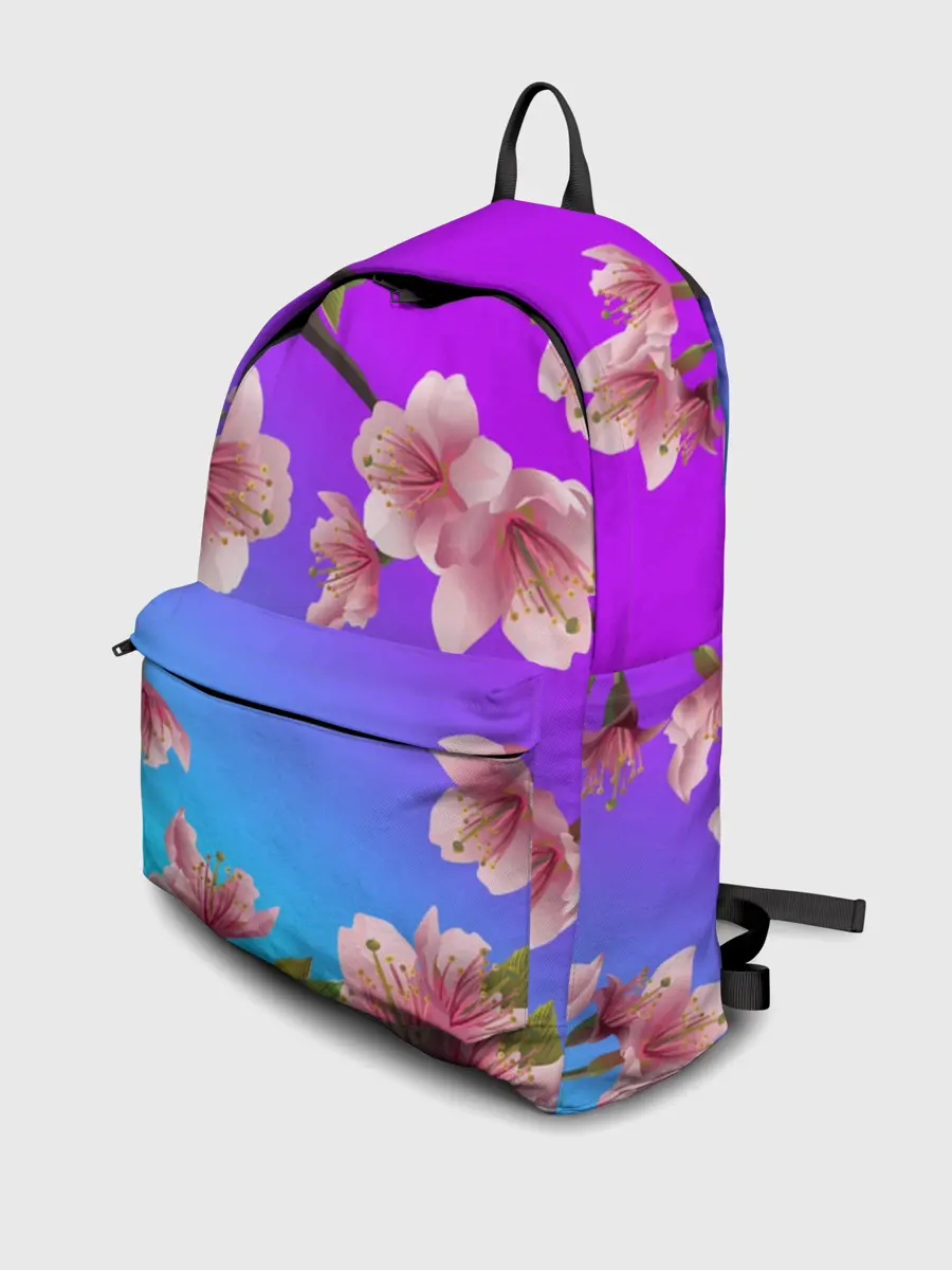 Рюкзак джинсовый / САКУРА ВИШНЯ