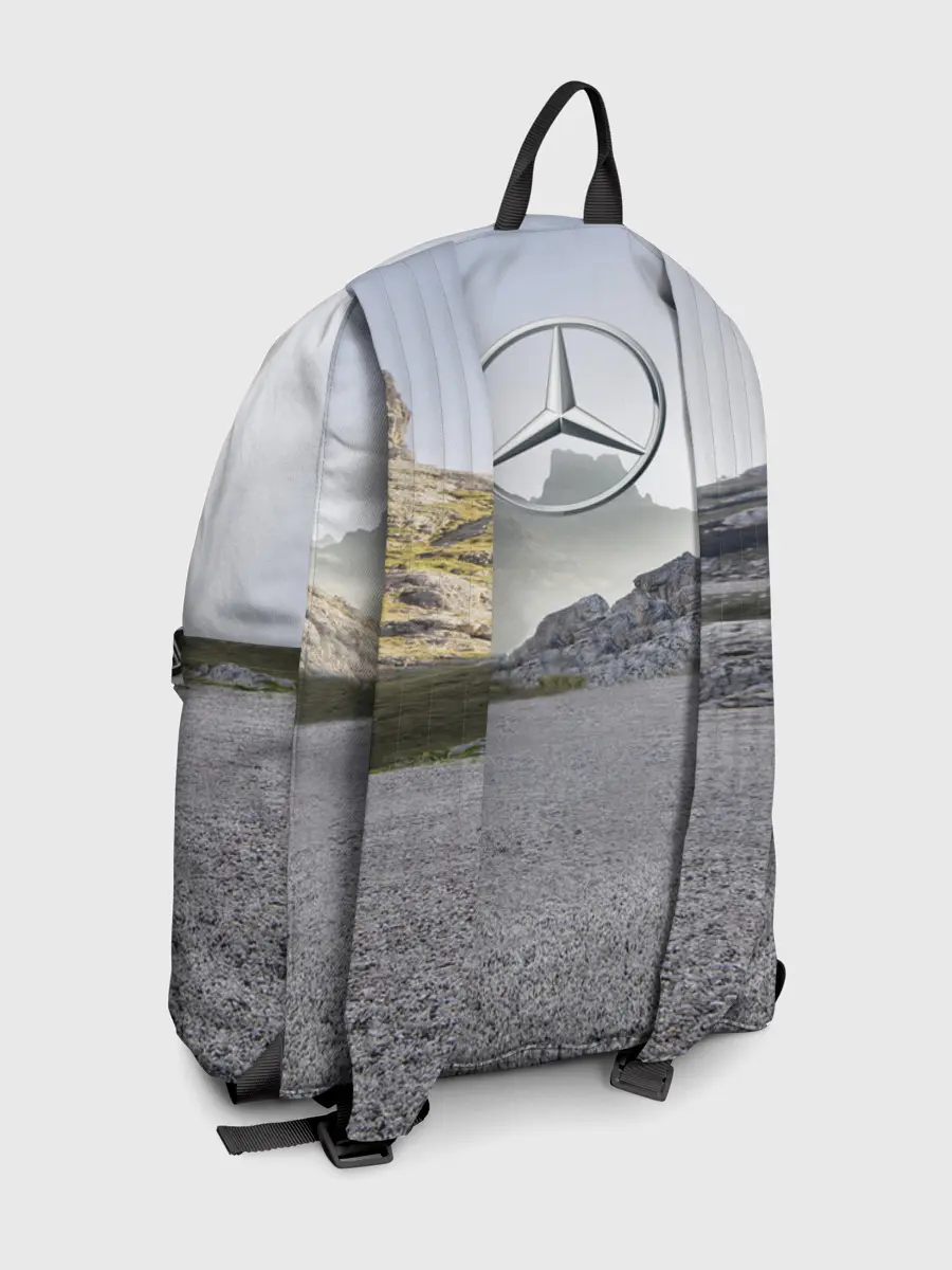 Рюкзак джинсовый / Mercedes V8 Biturbo