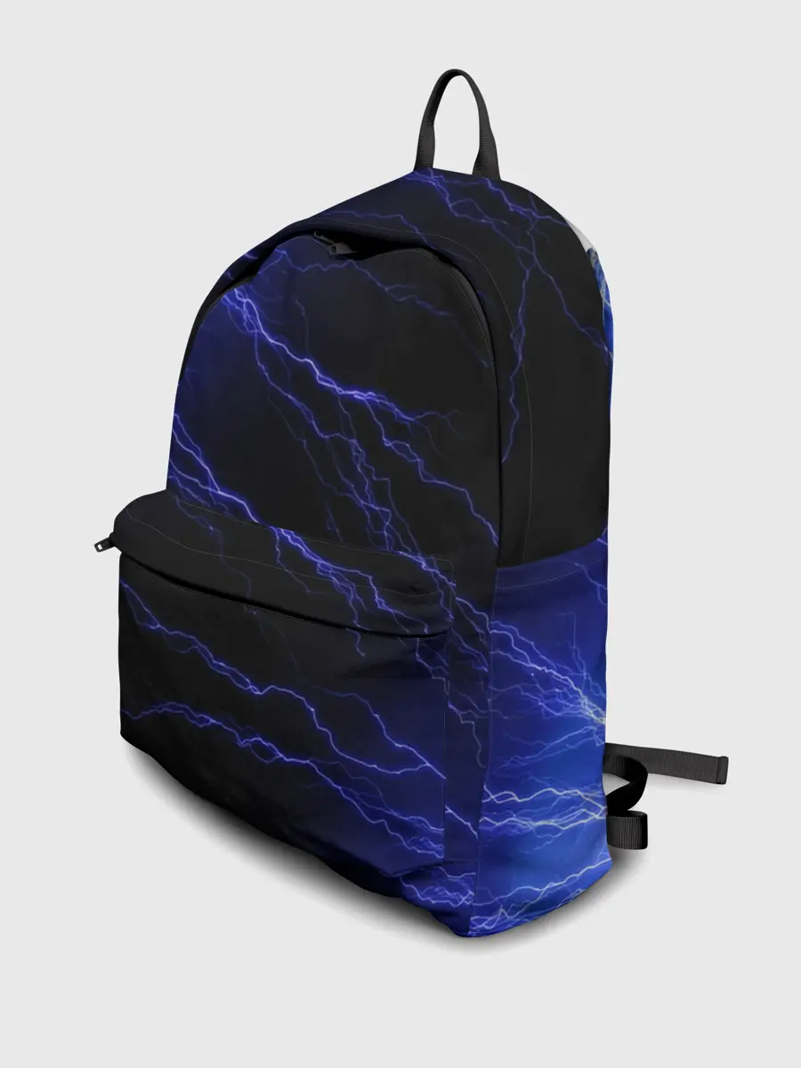 Рюкзак джинсовый / МОЛНИИ | РАЗРЯДЫ | НЕОН