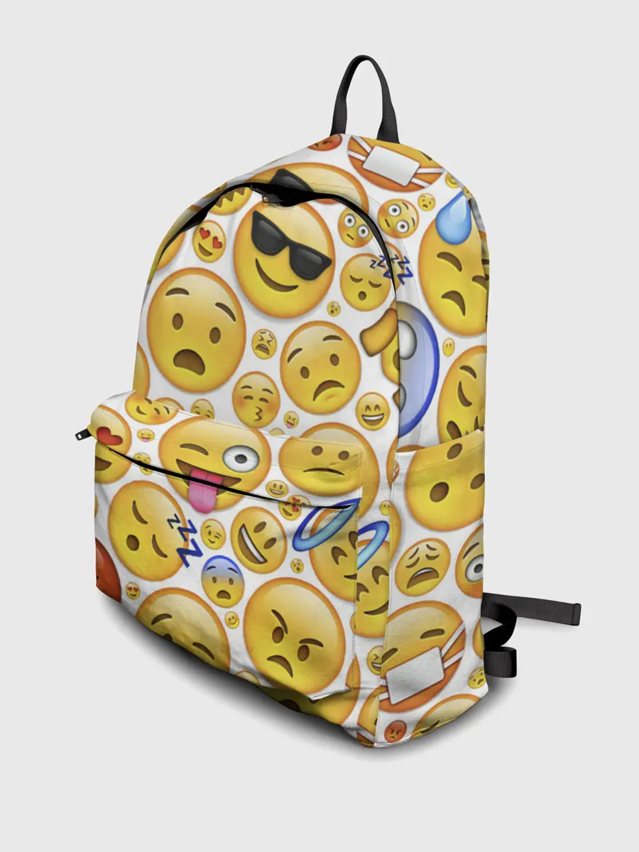 Рюкзак джинсовый / Смайлы.