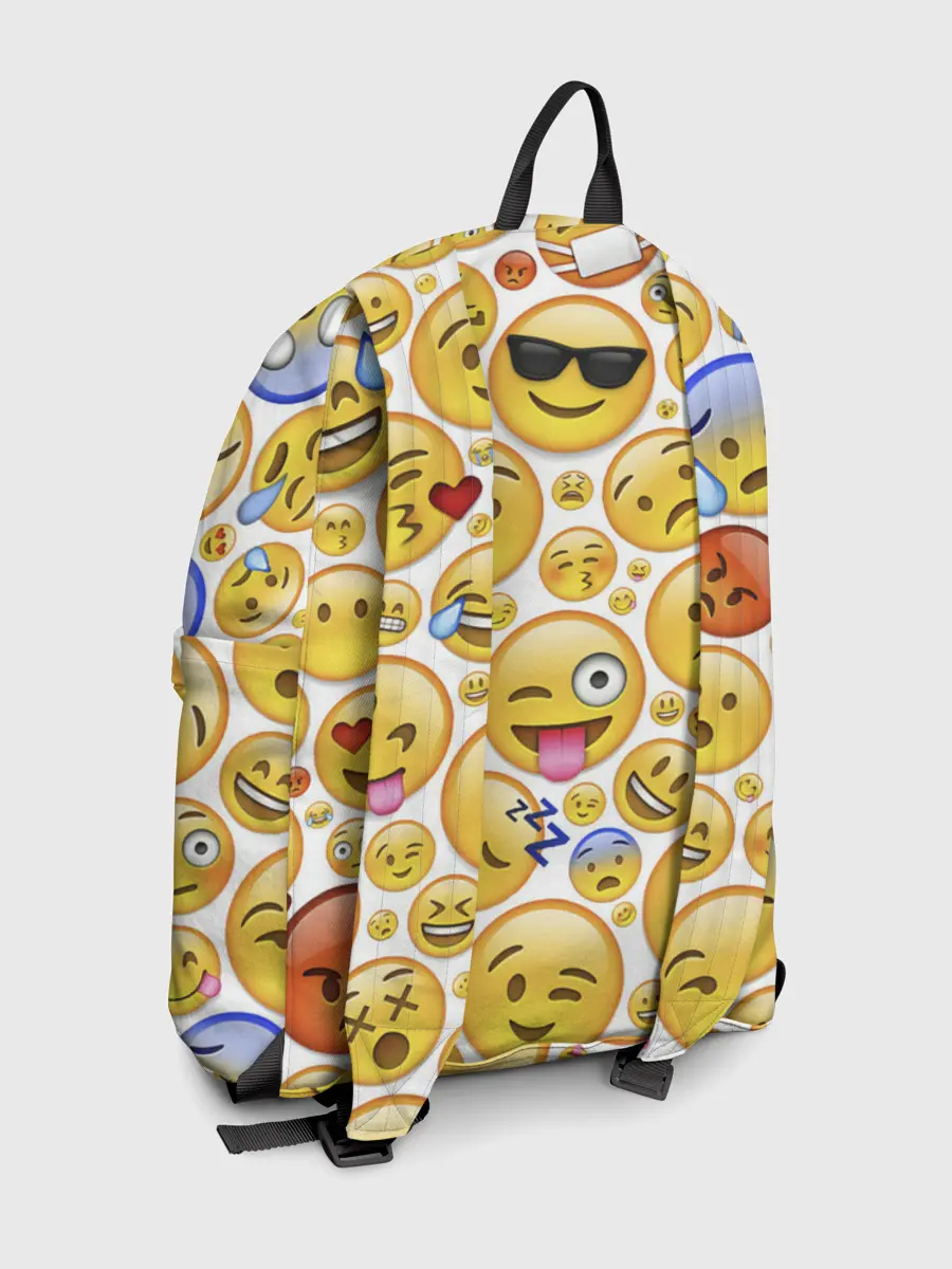 Рюкзак джинсовый / Смайлы.