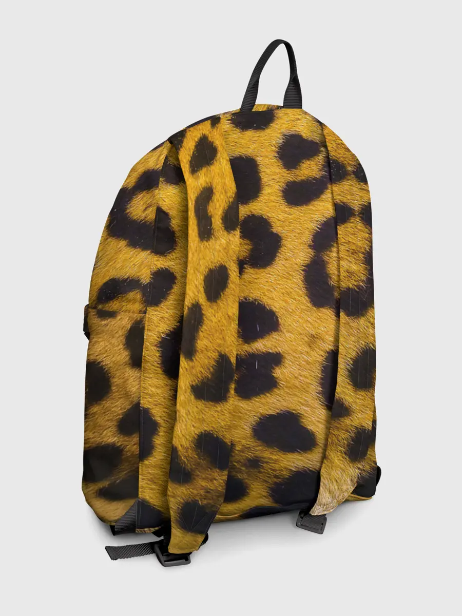 Рюкзак джинсовый / Леопард