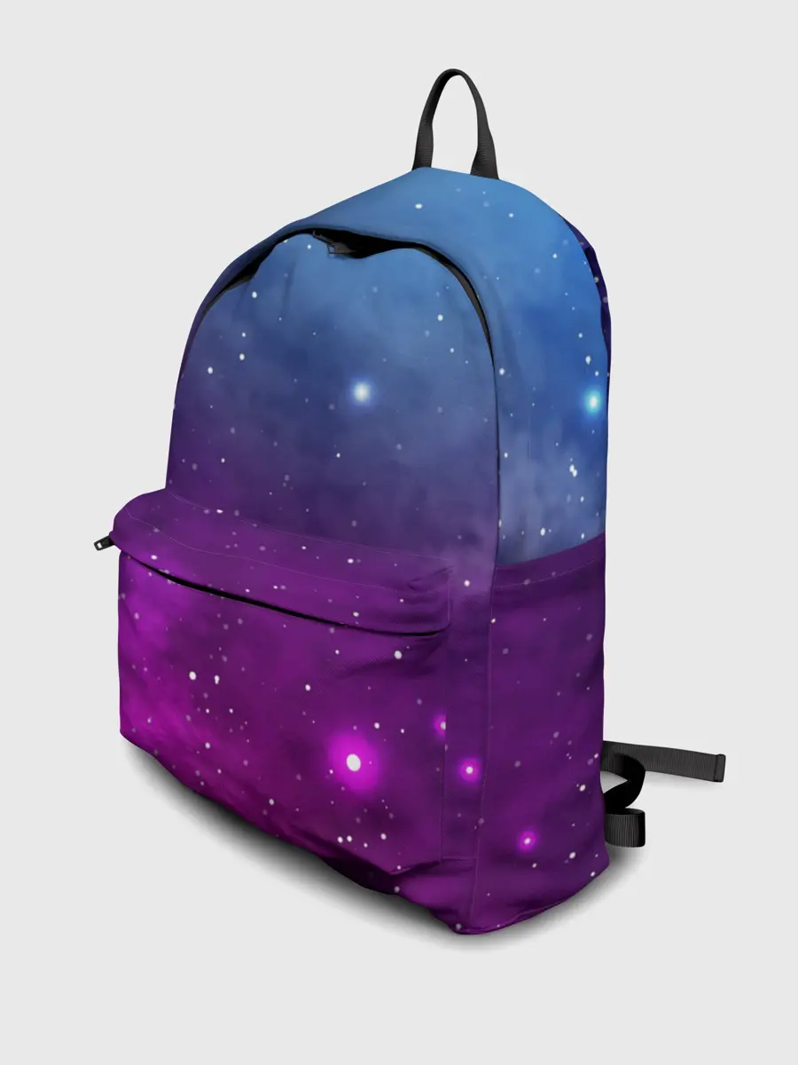 Рюкзак джинсовый / НЕОНОВЫЙ КОСМОС