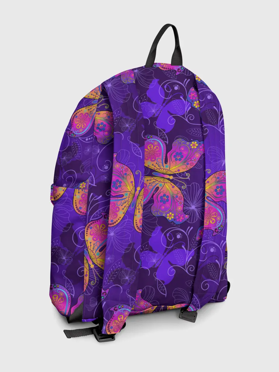 Рюкзак джинсовый / БАБОЧКИ ПАТТЕРН | BUTTERFLY PATTERN