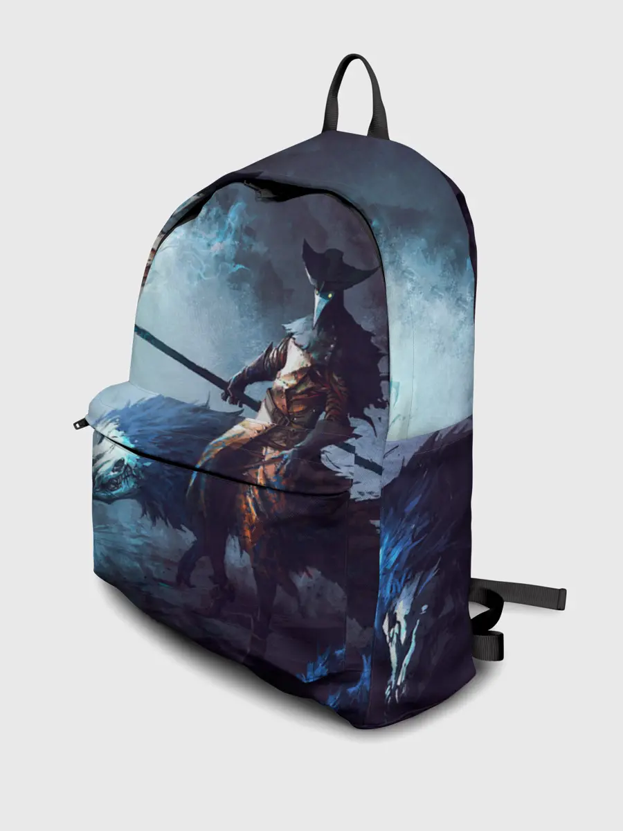 Рюкзак джинсовый / Plague Doctor painting