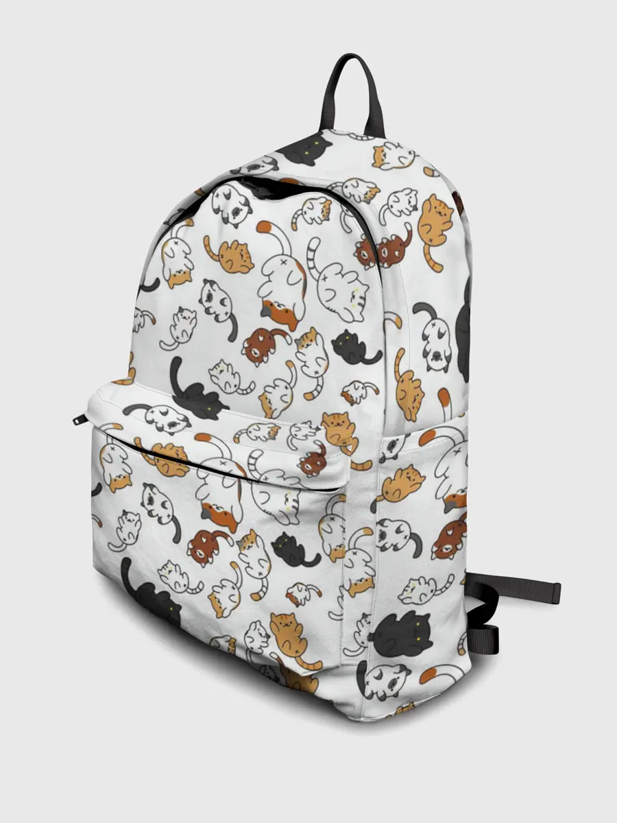 Рюкзак джинсовый / Котики.