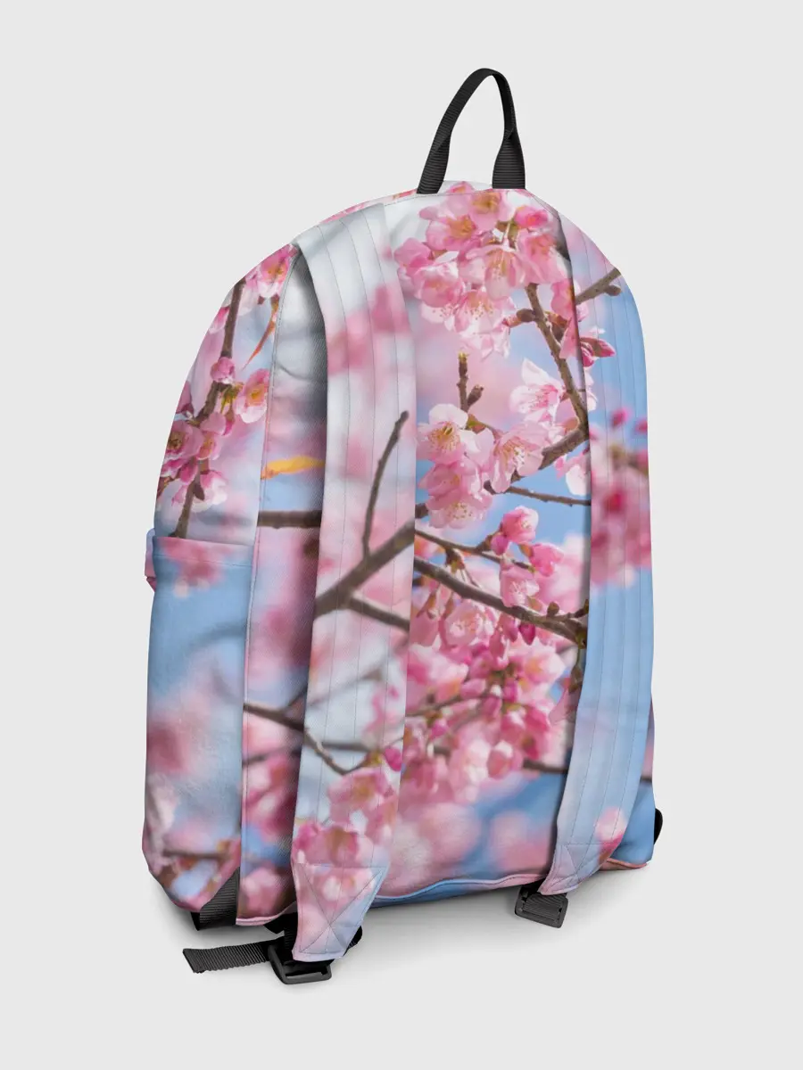 Рюкзак джинсовый / Ветки Сакуры