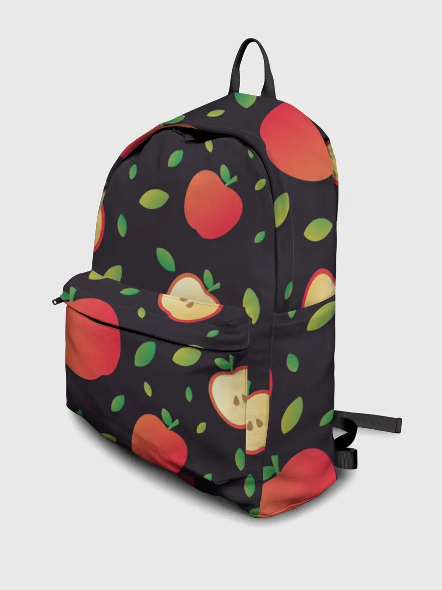 Рюкзак джинсовый / Яблочный узор