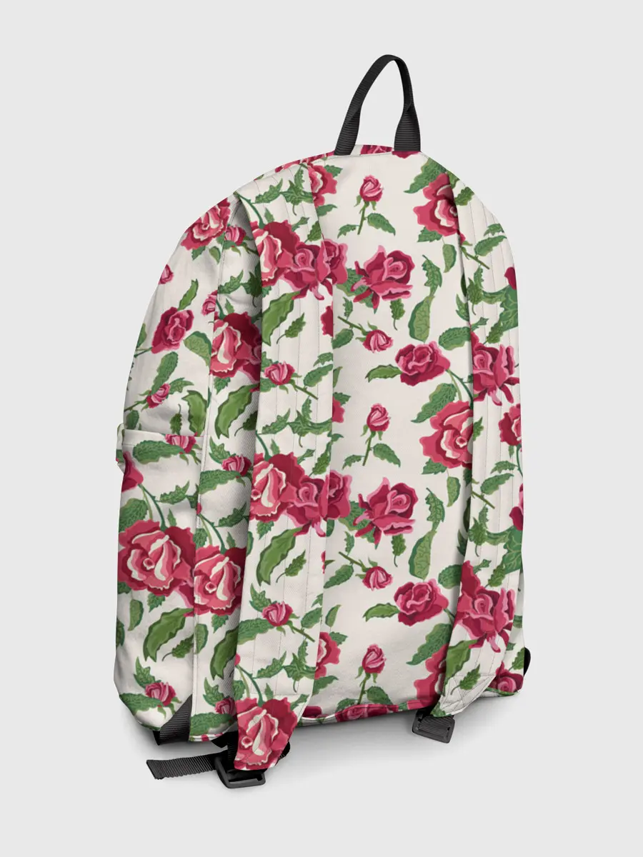 Рюкзак джинсовый / Цветочный узор