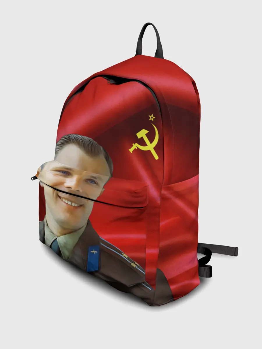 Рюкзак джинсовый / ЮРИЙ ГАГАРИН.