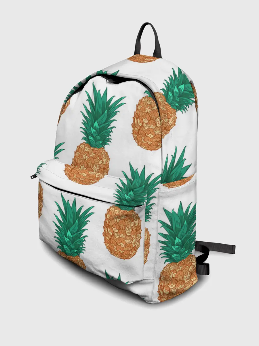 Рюкзак джинсовый / Ананасовый арт