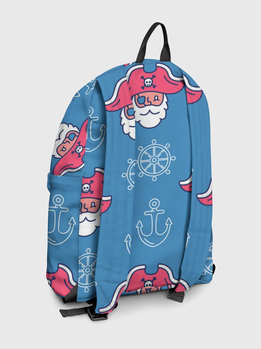 Рюкзак джинсовый / Пиратский арт