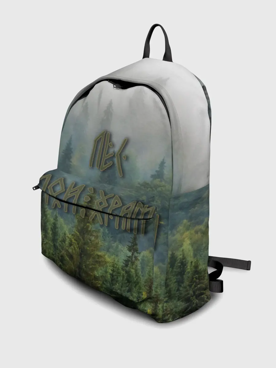 Рюкзак джинсовый / Лес мой храм