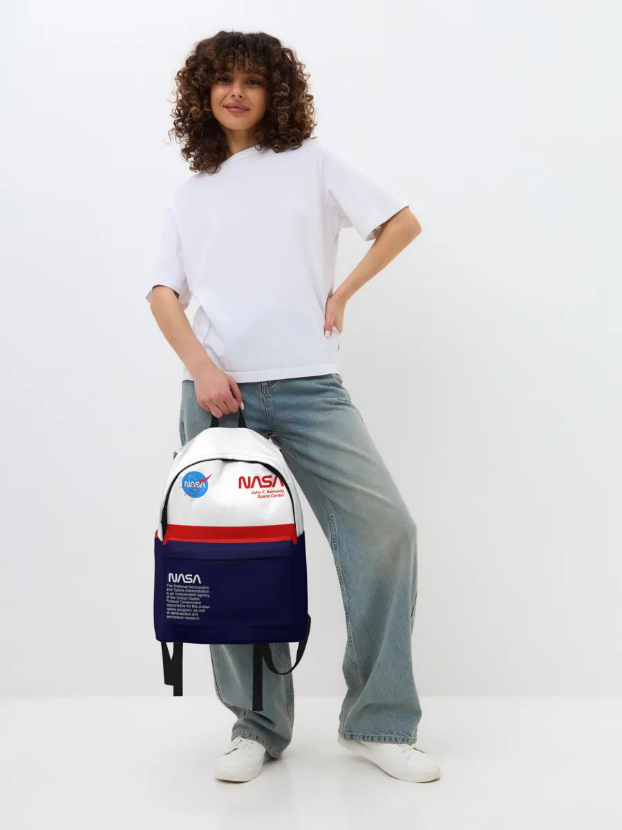 Рюкзак джинсовый / NASA