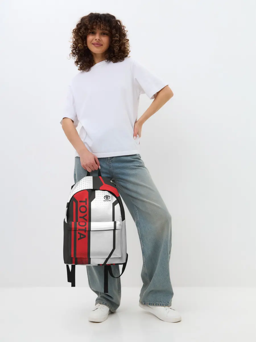 Рюкзак джинсовый / Toyota Driver team