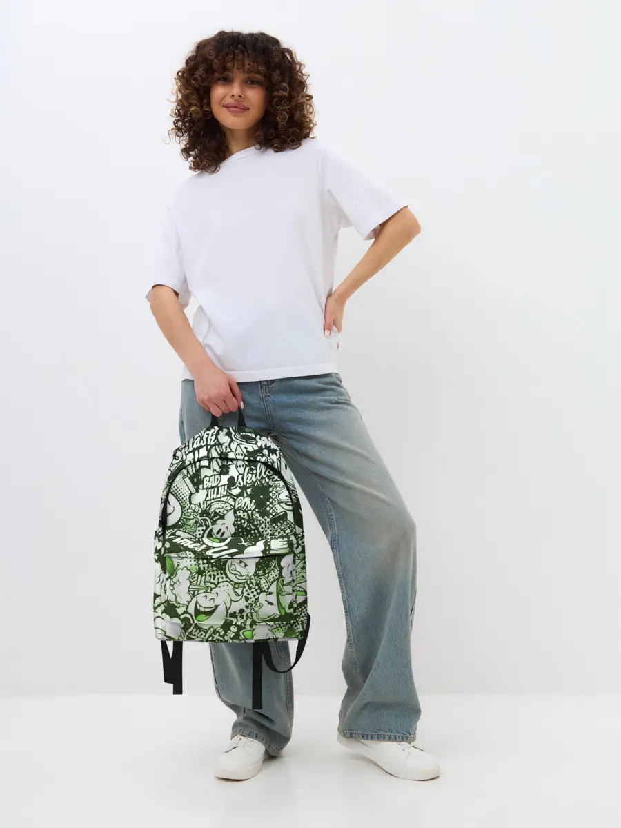 Рюкзак джинсовый / Граффити