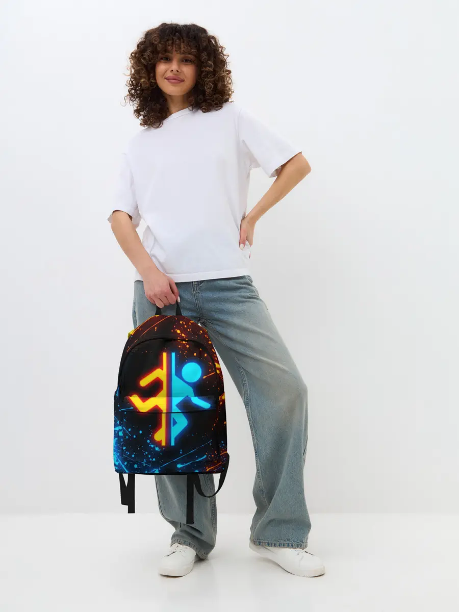 Рюкзак джинсовый / PORTAL 2 | ПОРТАЛ 2