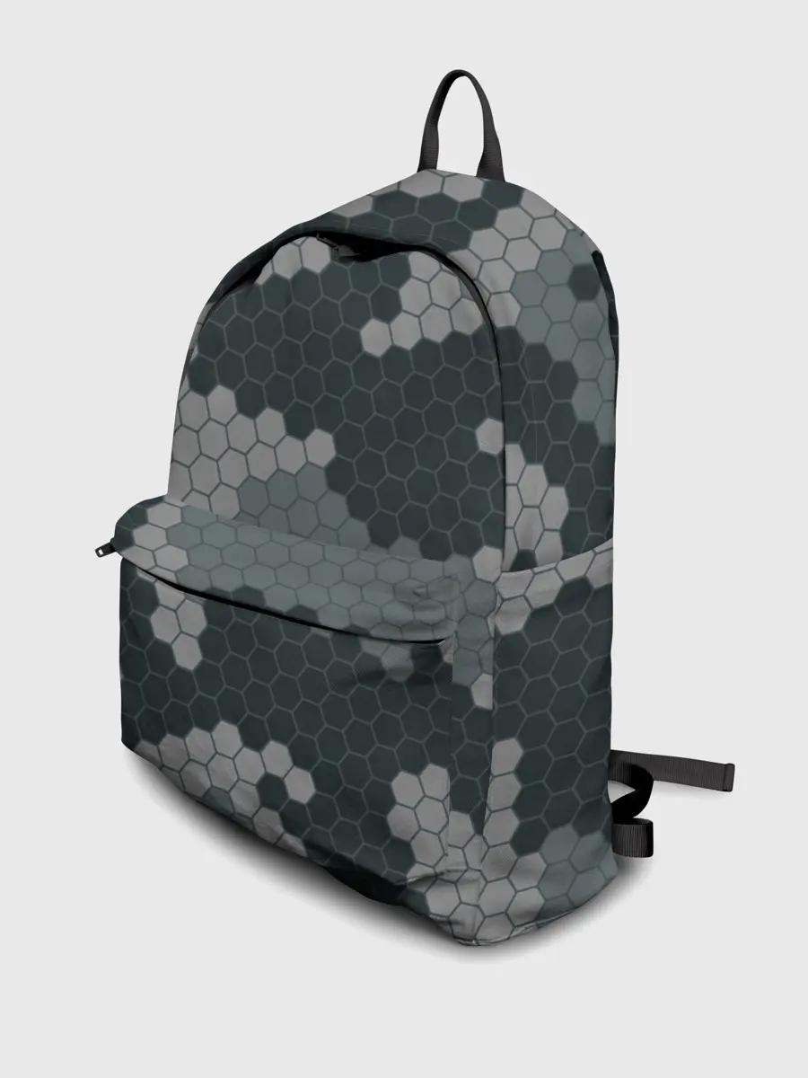 Рюкзак джинсовый / КАМУФЛЯЖ СОТЫ