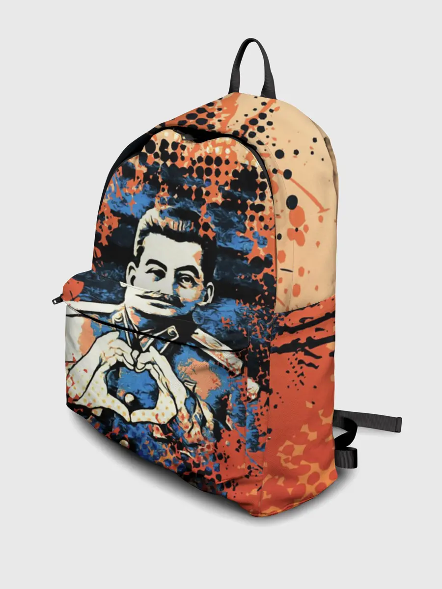 Рюкзак джинсовый / Сталин