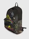 Рюкзак джинсовый / CS:GO ЗАРЯЖЕН ПОБЕЖДАТЬ