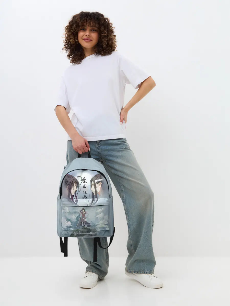 Рюкзак джинсовый / Магистр дьявольского культа