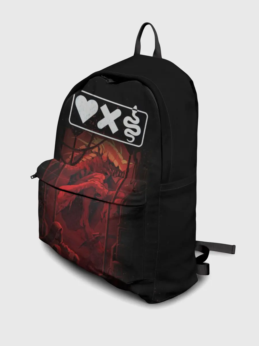 Рюкзак джинсовый / Love Death and Robots