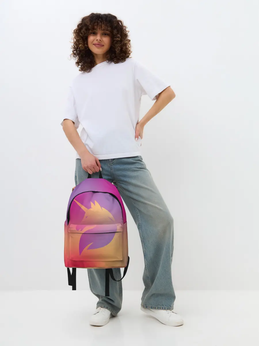 Рюкзак джинсовый / Unicorn gradient