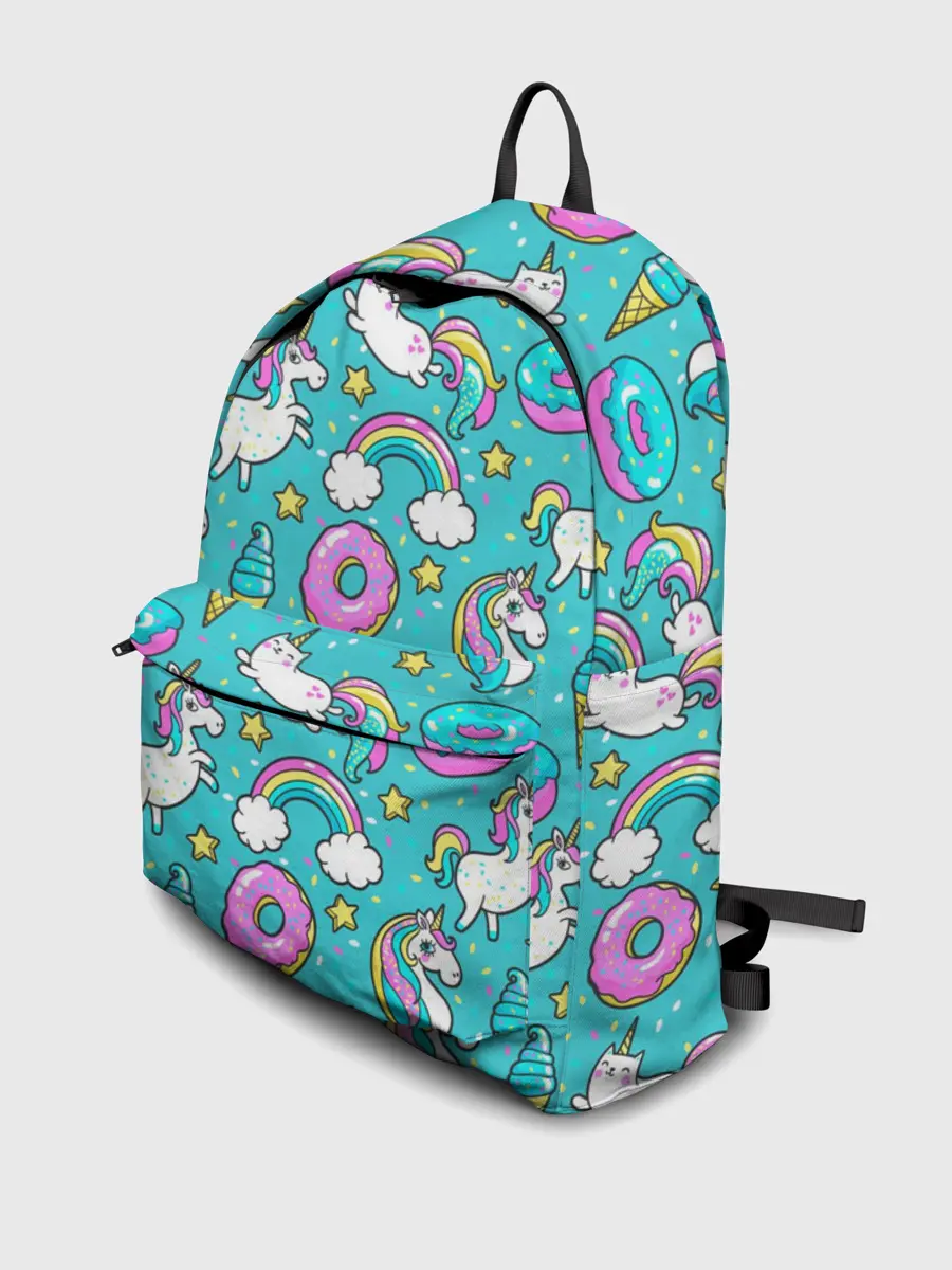 Рюкзак джинсовый / Turquoise unicorn