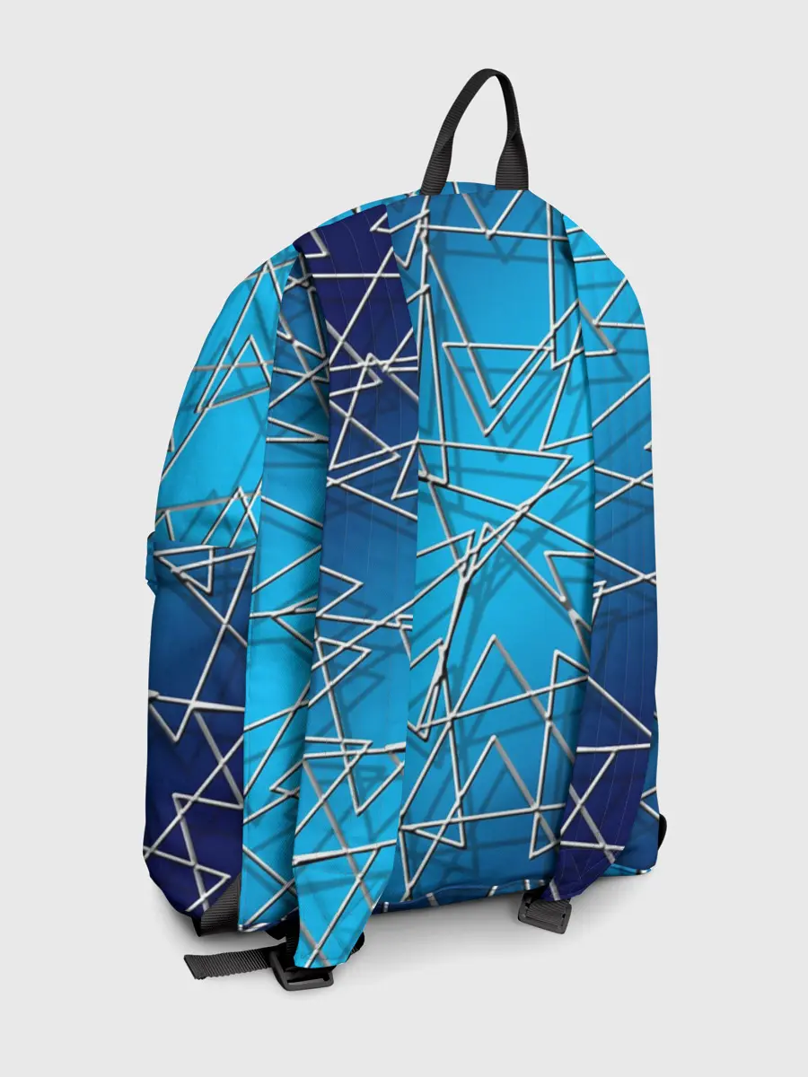 Рюкзак джинсовый / Треугольники