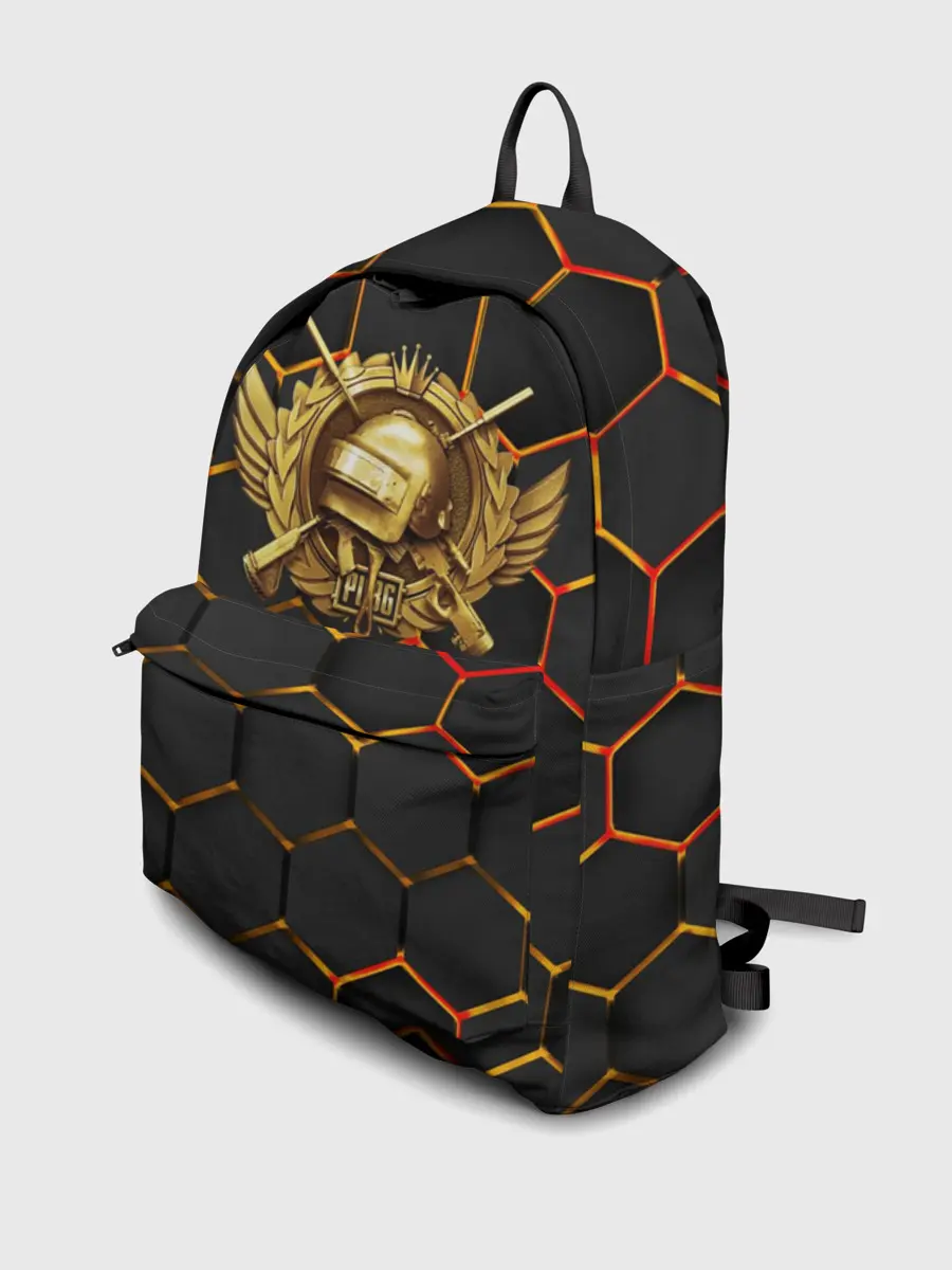 Рюкзак джинсовый / Pubg | Gold Logo