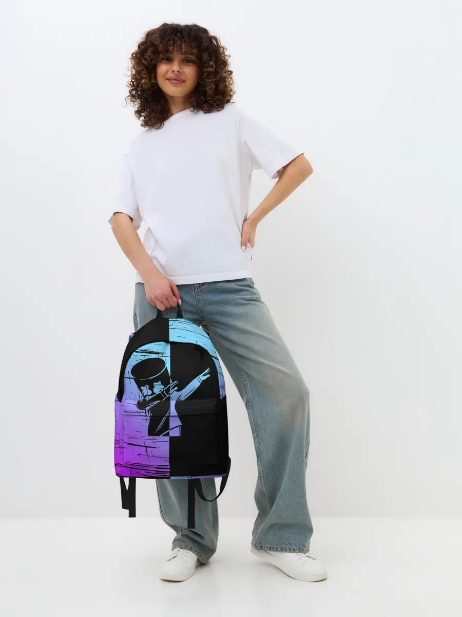 Рюкзак джинсовый / FORTNITE MARSHMELLO.