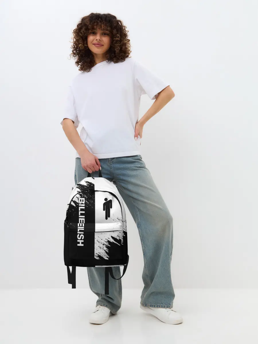 Рюкзак джинсовый / BILLIE EILISH / БИЛЛИ АЙЛИШ