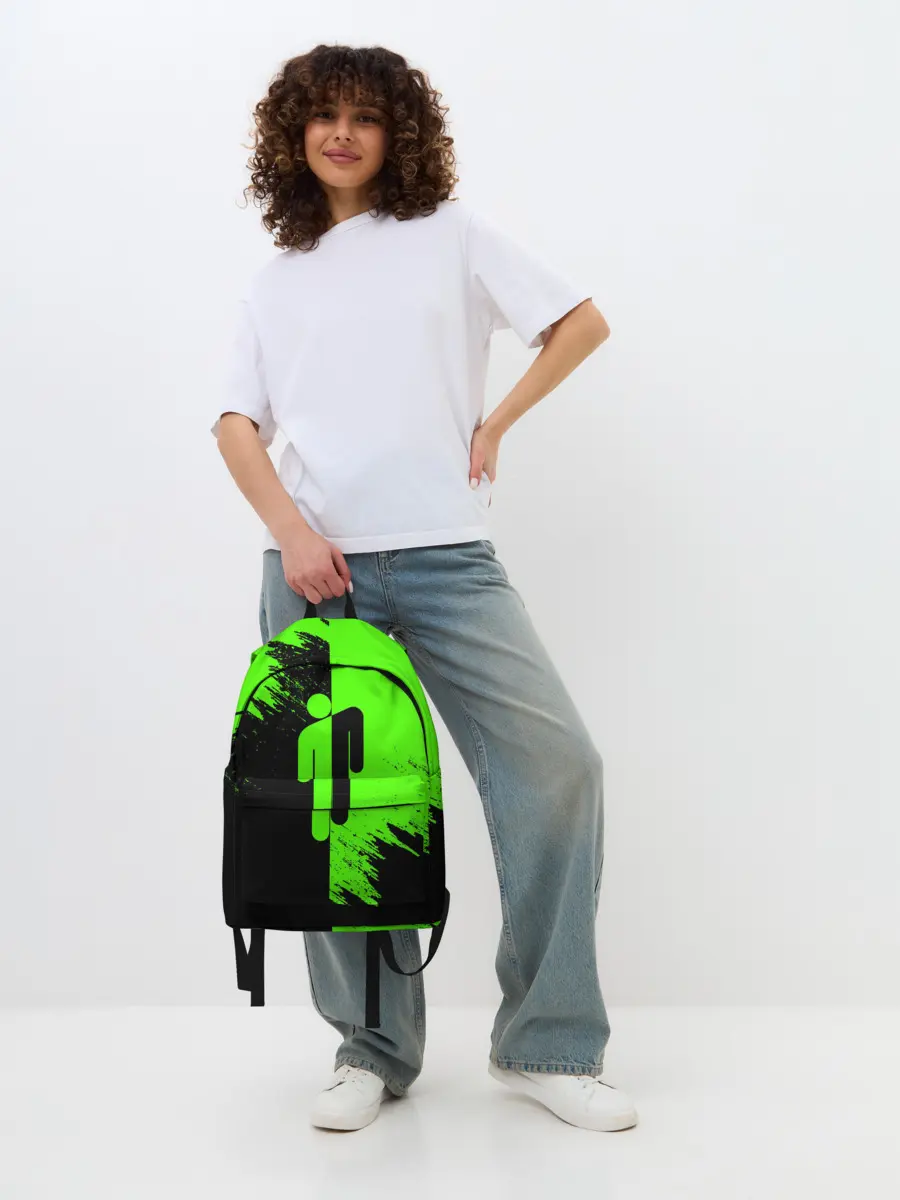 Рюкзак джинсовый / BILLIE EILISH / БИЛЛИ АЙЛИШ