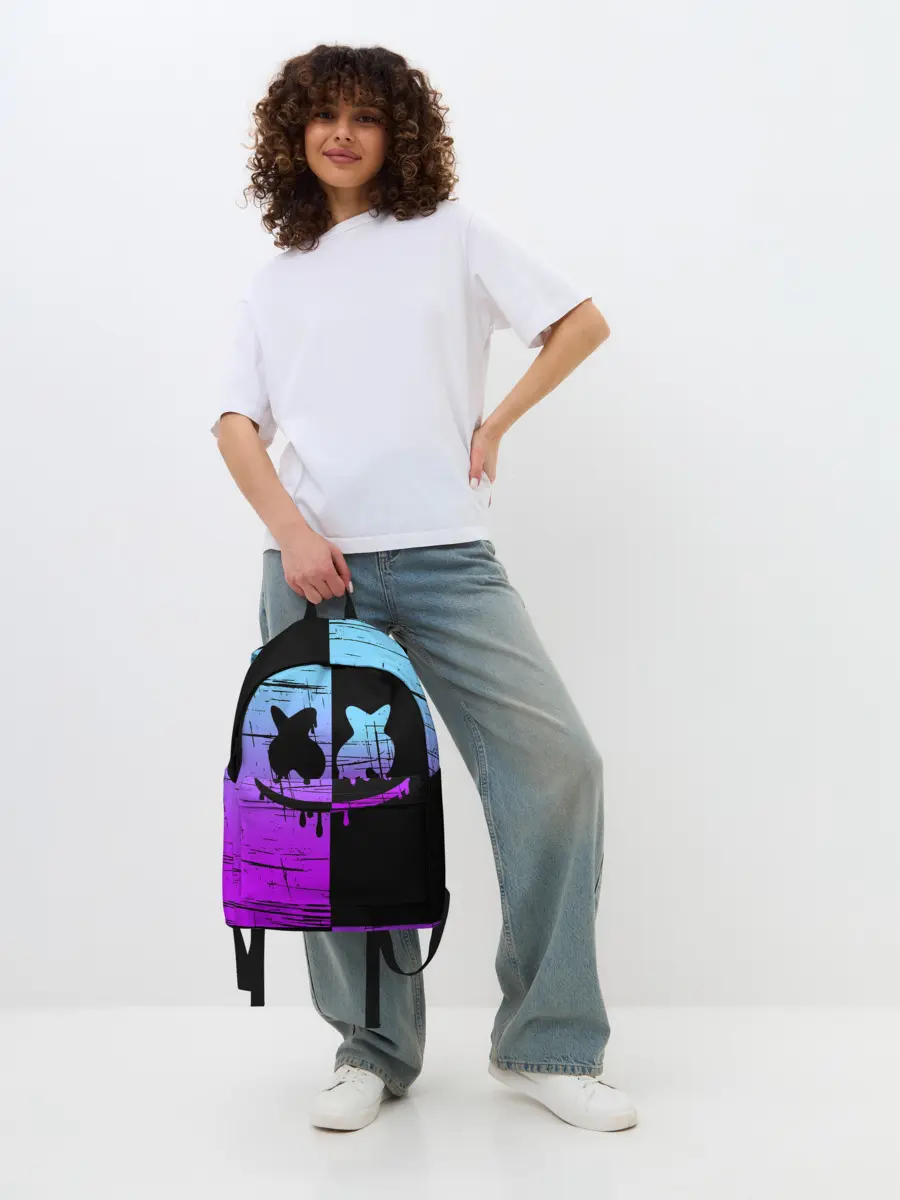 Рюкзак джинсовый / FORTNITE MARSHMELLO.