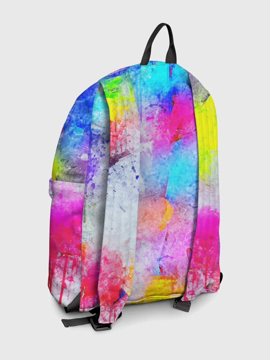 Рюкзак джинсовый / НЕОНОВЫЕ ПОТЕРТОСТИ