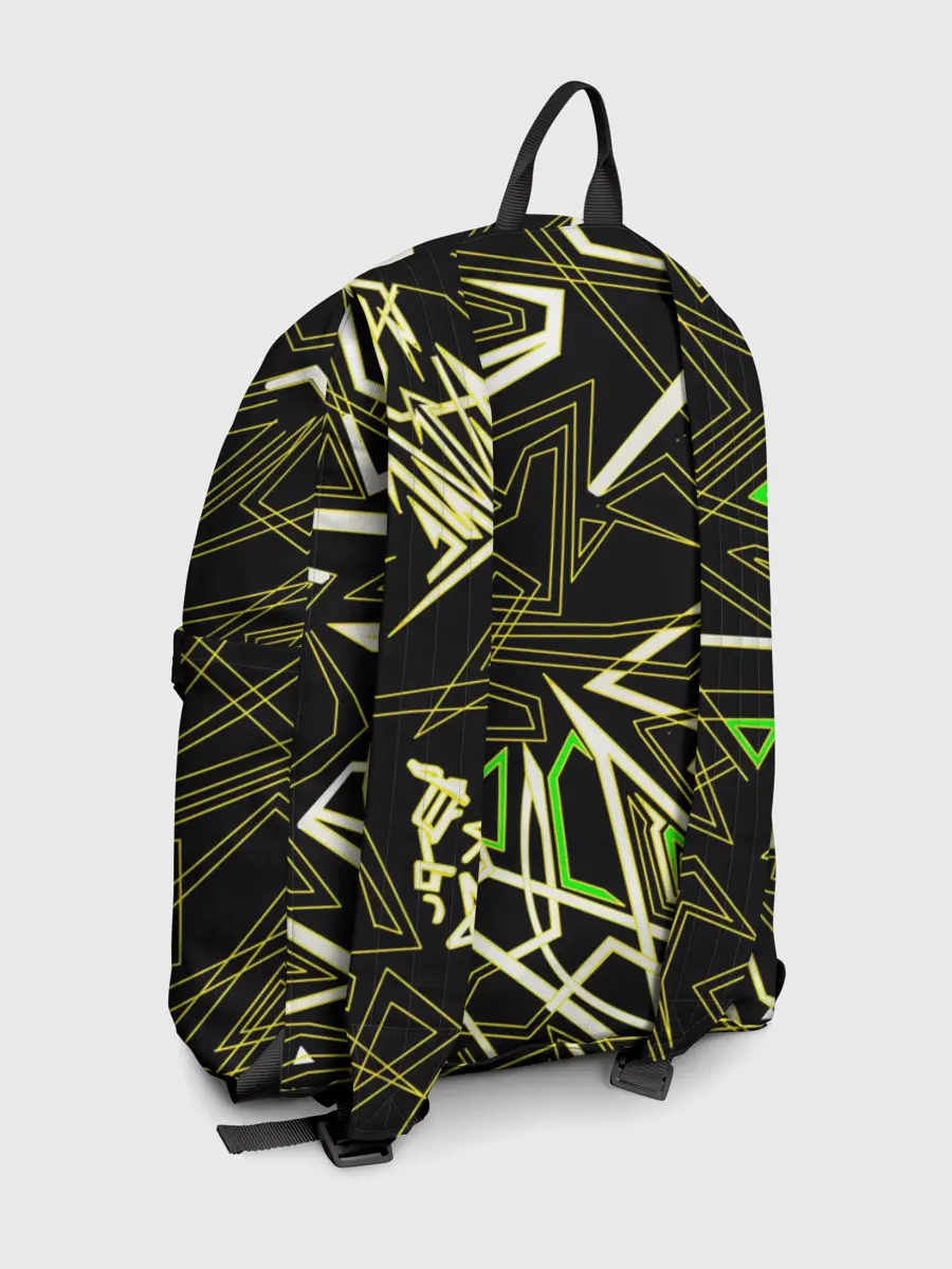 Рюкзак джинсовый / Геометрическая абстракция