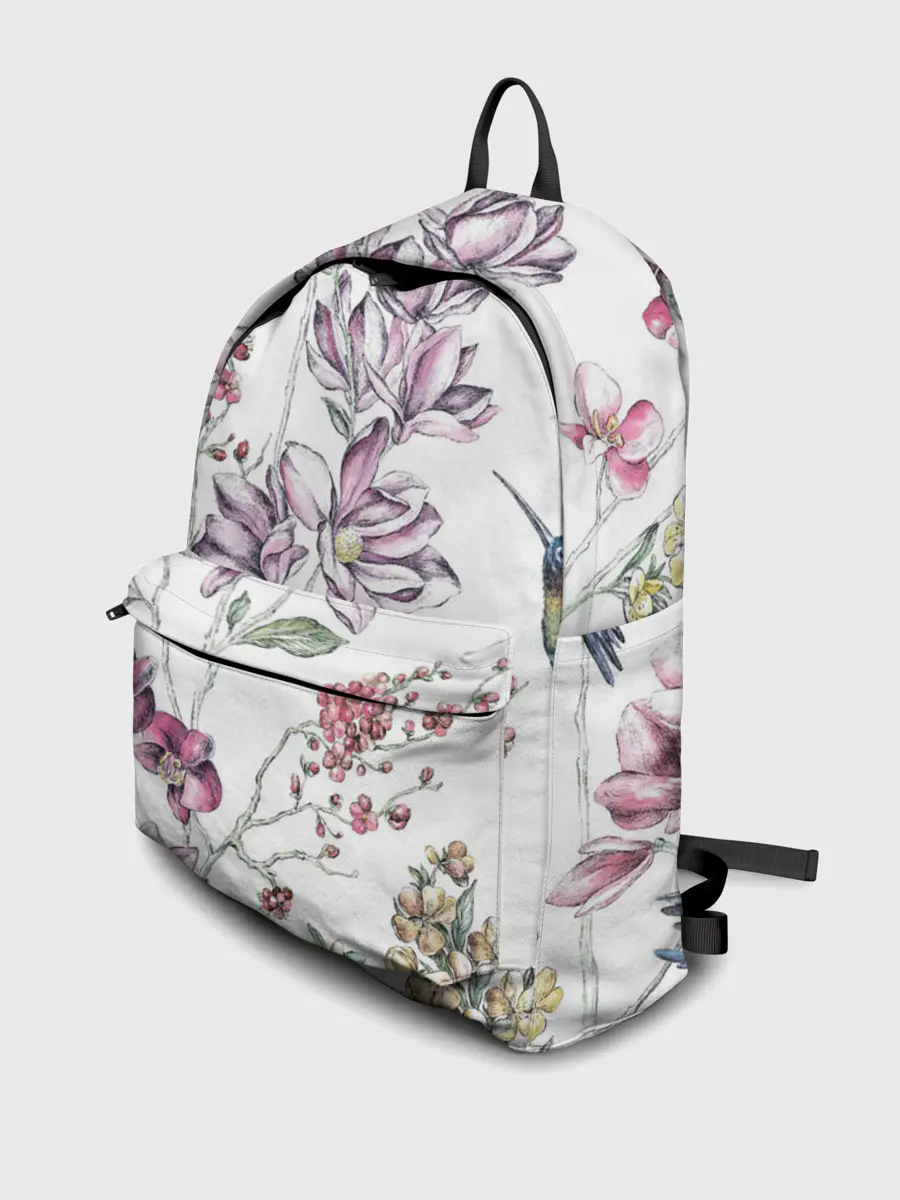 Рюкзак джинсовый / Колибри