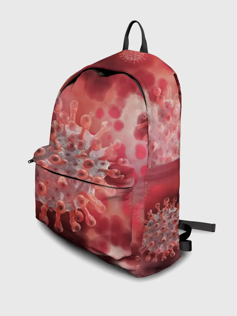 Рюкзак джинсовый / Коронавирус