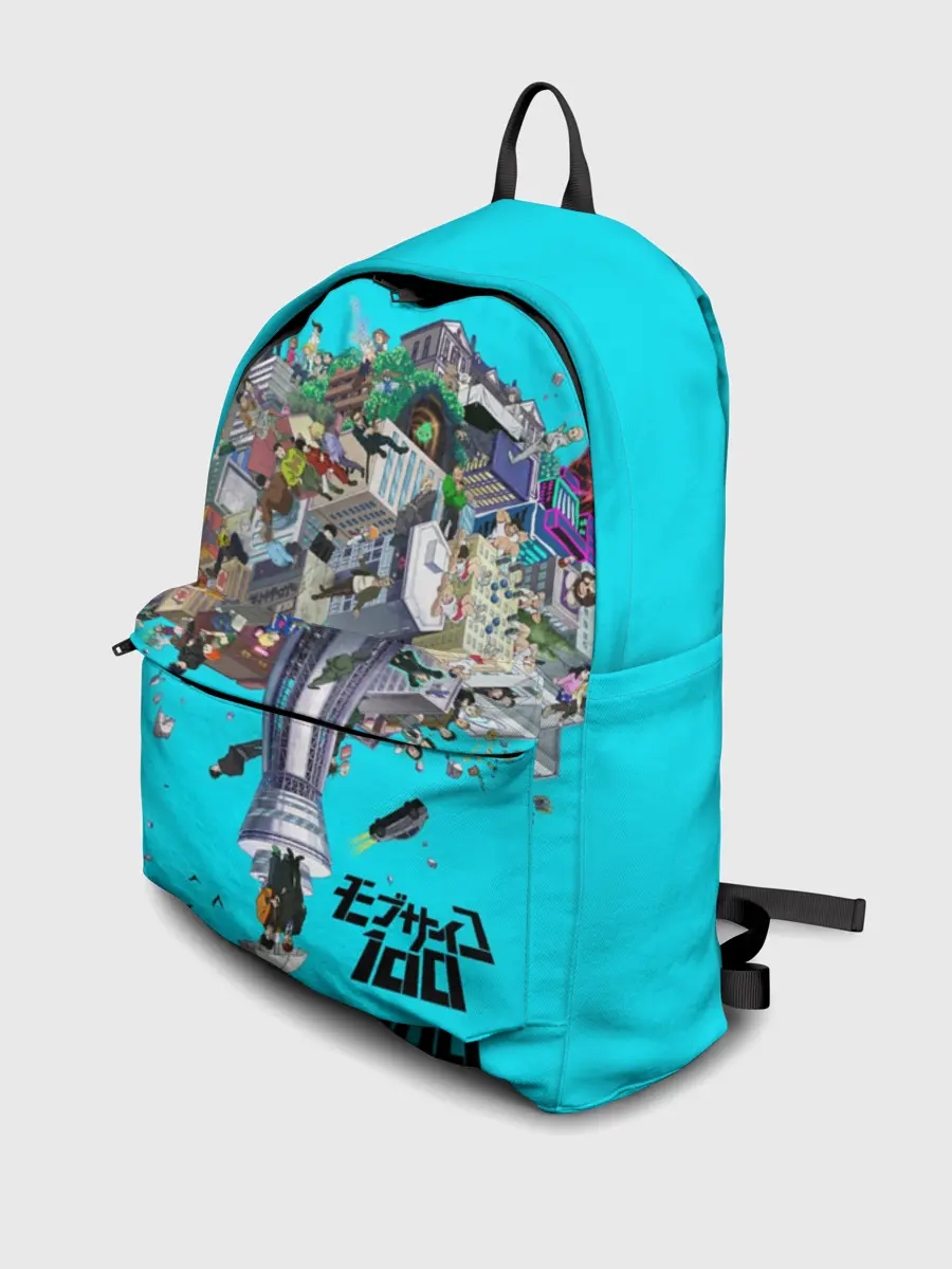 Рюкзак джинсовый / МОБ ПСИХО 100