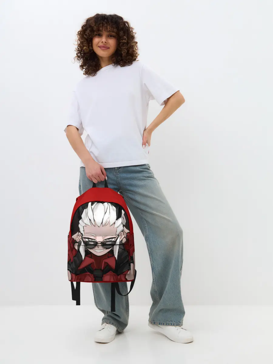 Рюкзак джинсовый / Справедливость Хеллтейкер