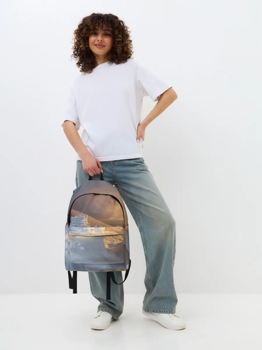 Рюкзак джинсовый / Снежная долина