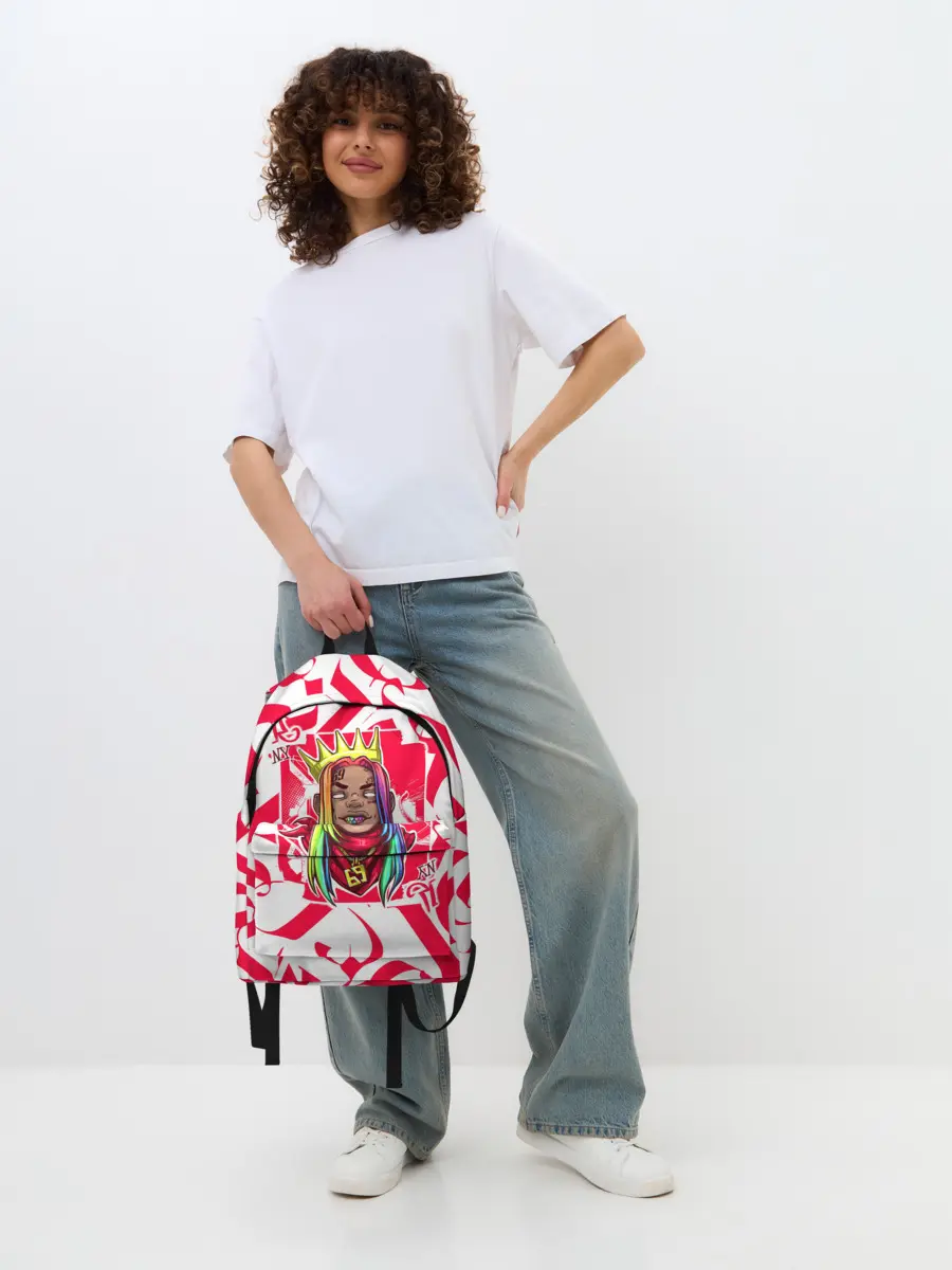 Рюкзак джинсовый / 6ix9ine Tekashi