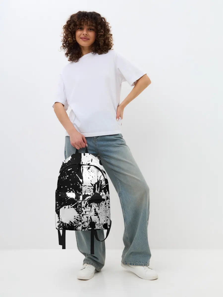 Рюкзак джинсовый / КРАСКА И НИЧЕГО ЛИШНЕГО!