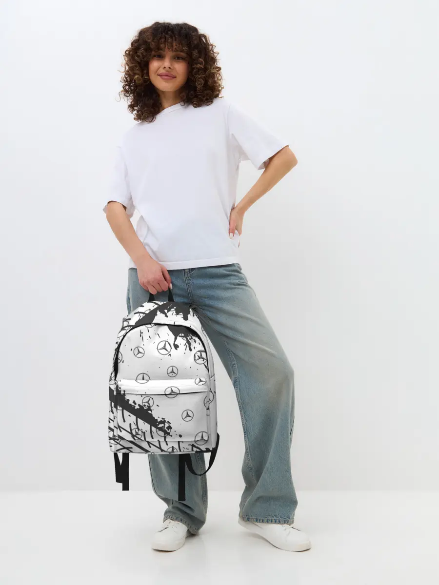 Рюкзак джинсовый / MERCEDES / МЕРСЕДЕС